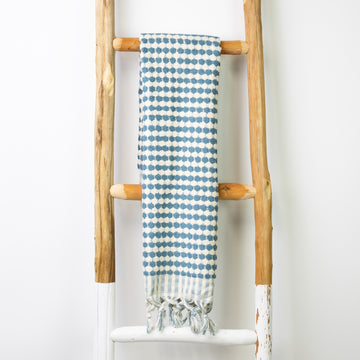 Marseille Dotted Towel - Teal