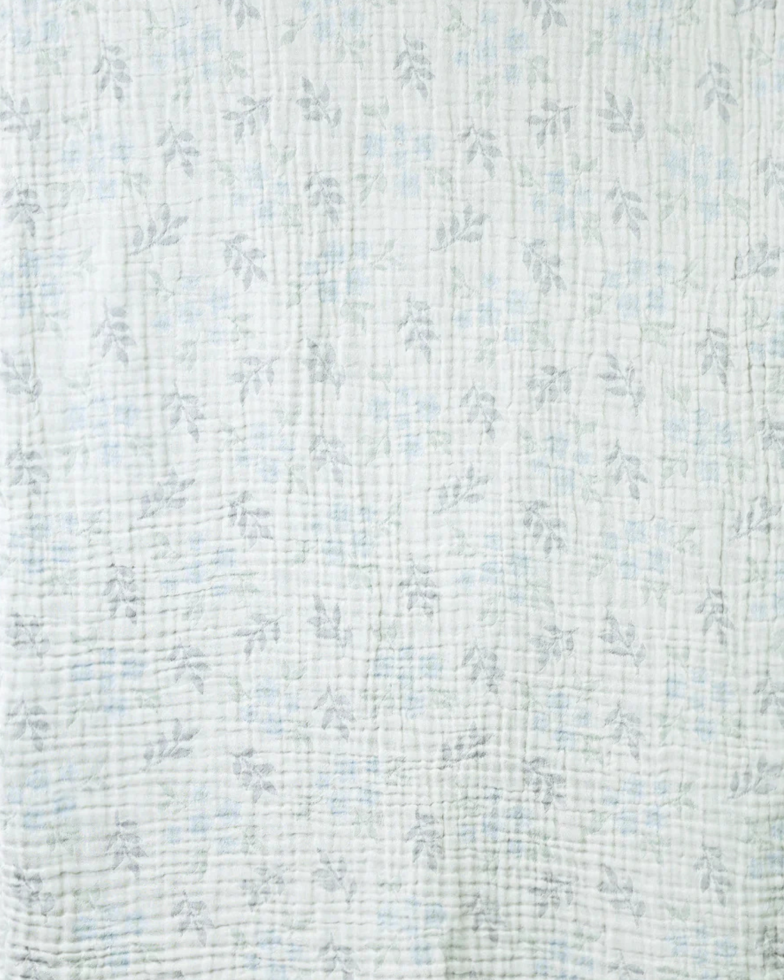 Floral Muslin Throw Blanket