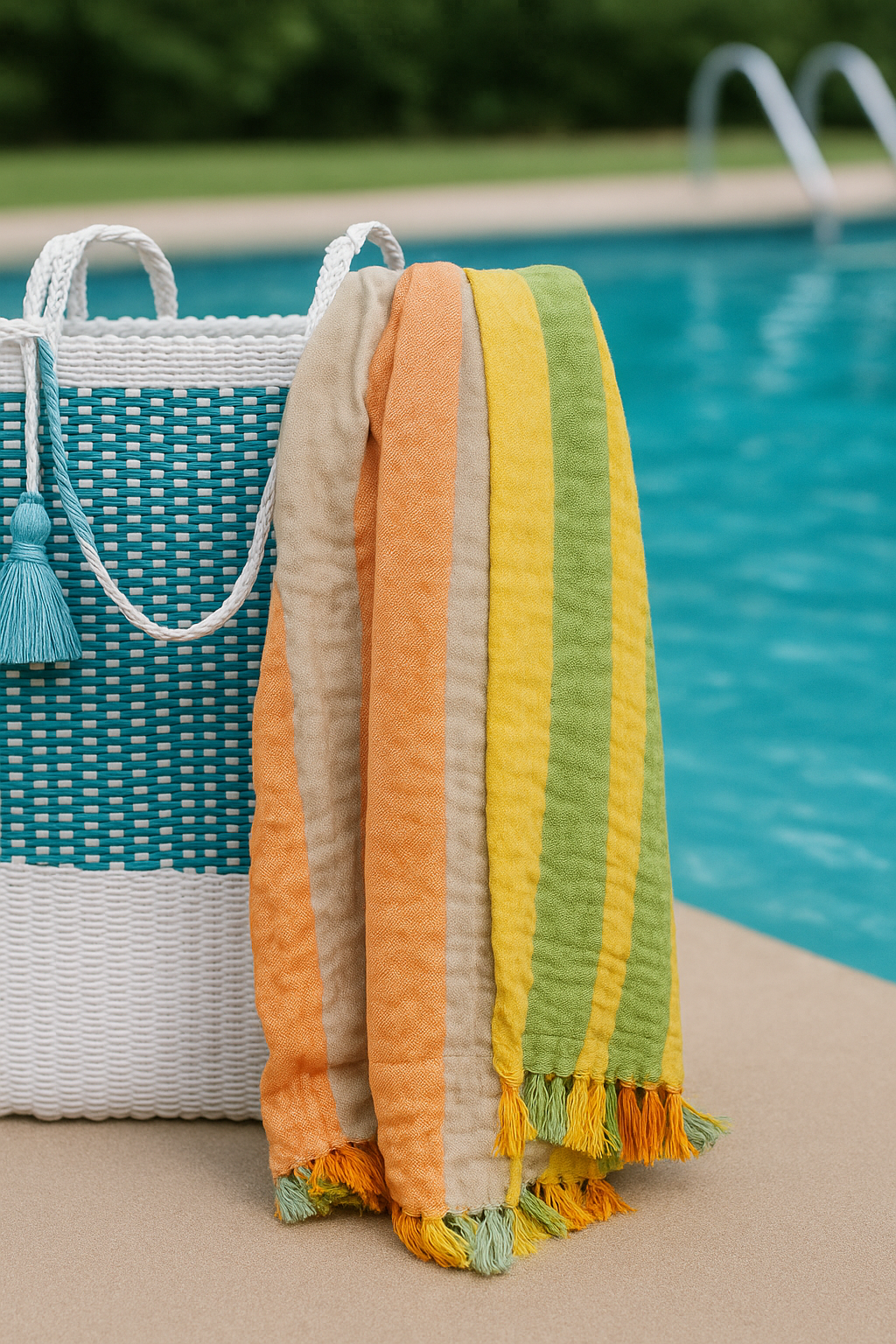 Muslin Striped Turkish Towel