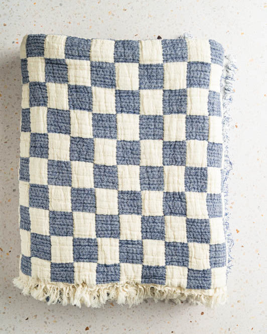 Mira Cotton Quilted Throw