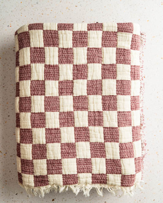 Mira Cotton Quilted Throw