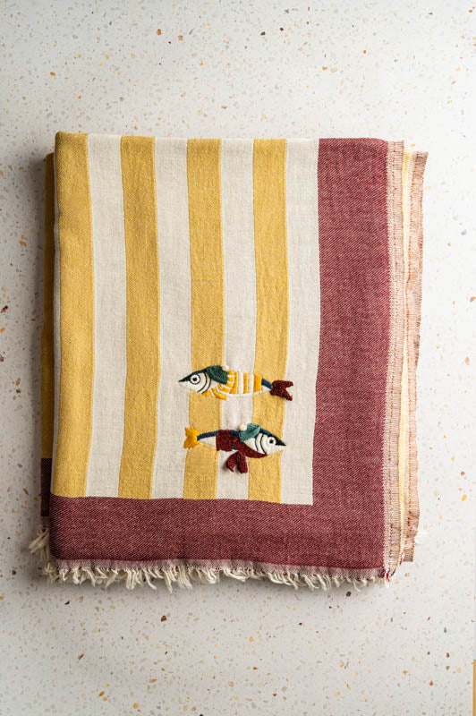 Maris Hand-Stitched Throw