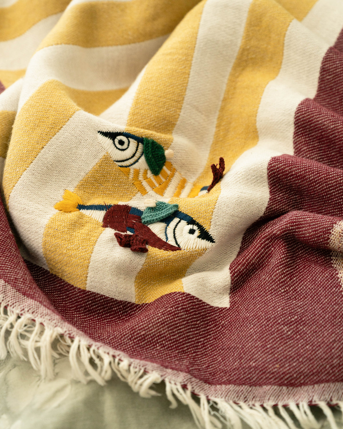Maris Hand-Stitched Throw
