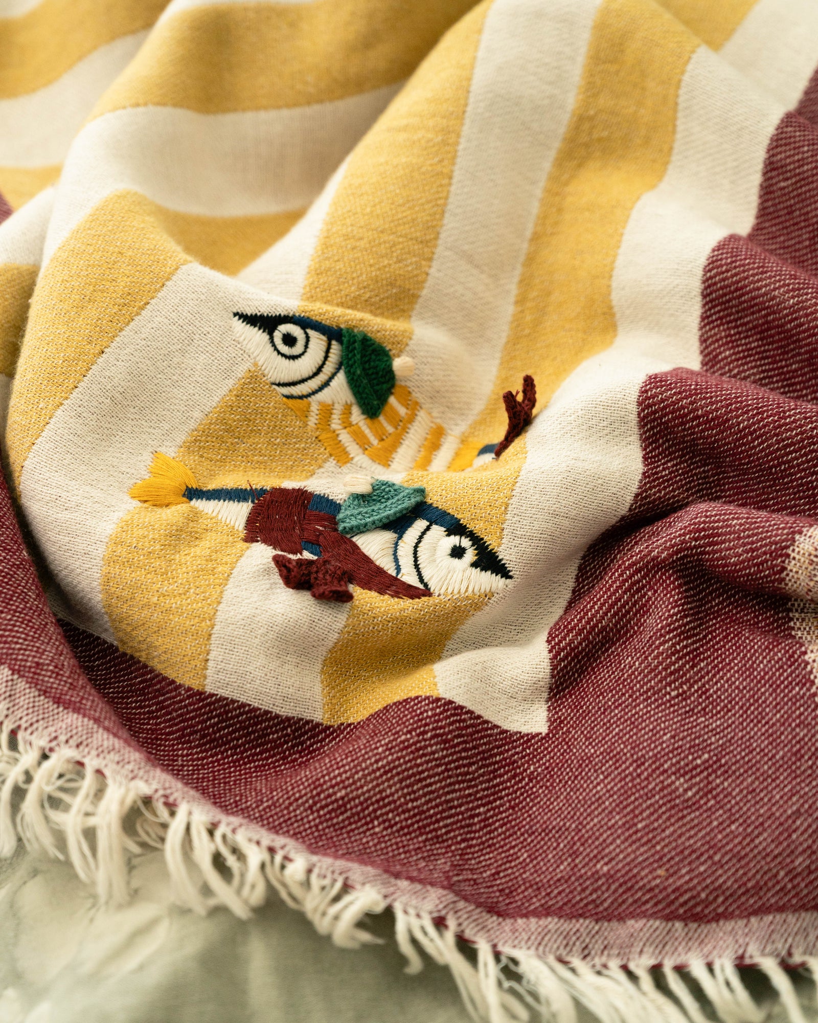 Maris Hand-Stitched Throw