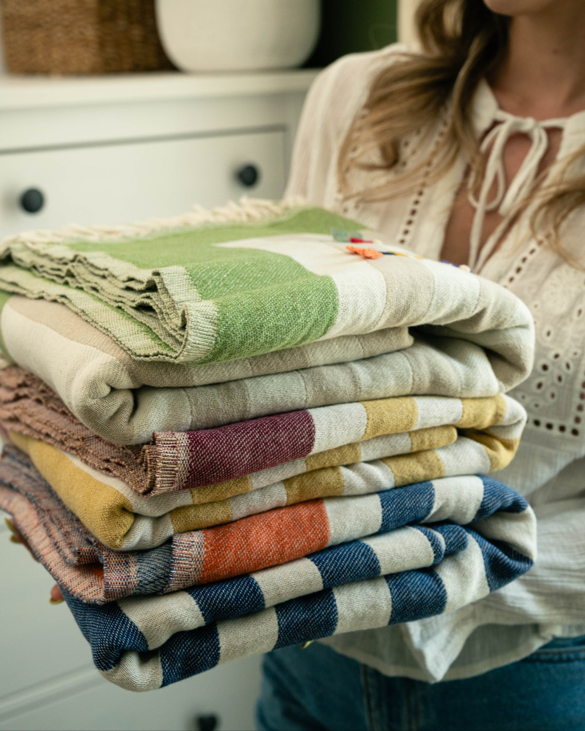 Maris Hand-Stitched Throw