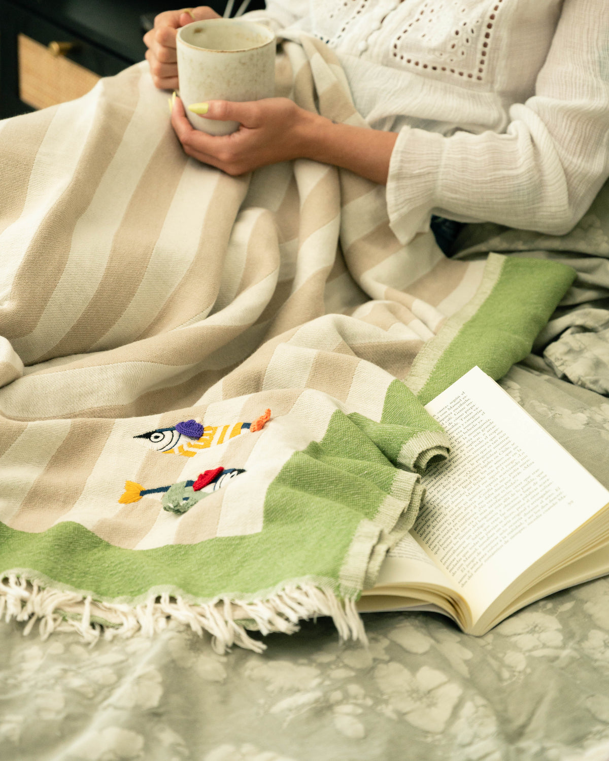 Maris Hand-Stitched Throw