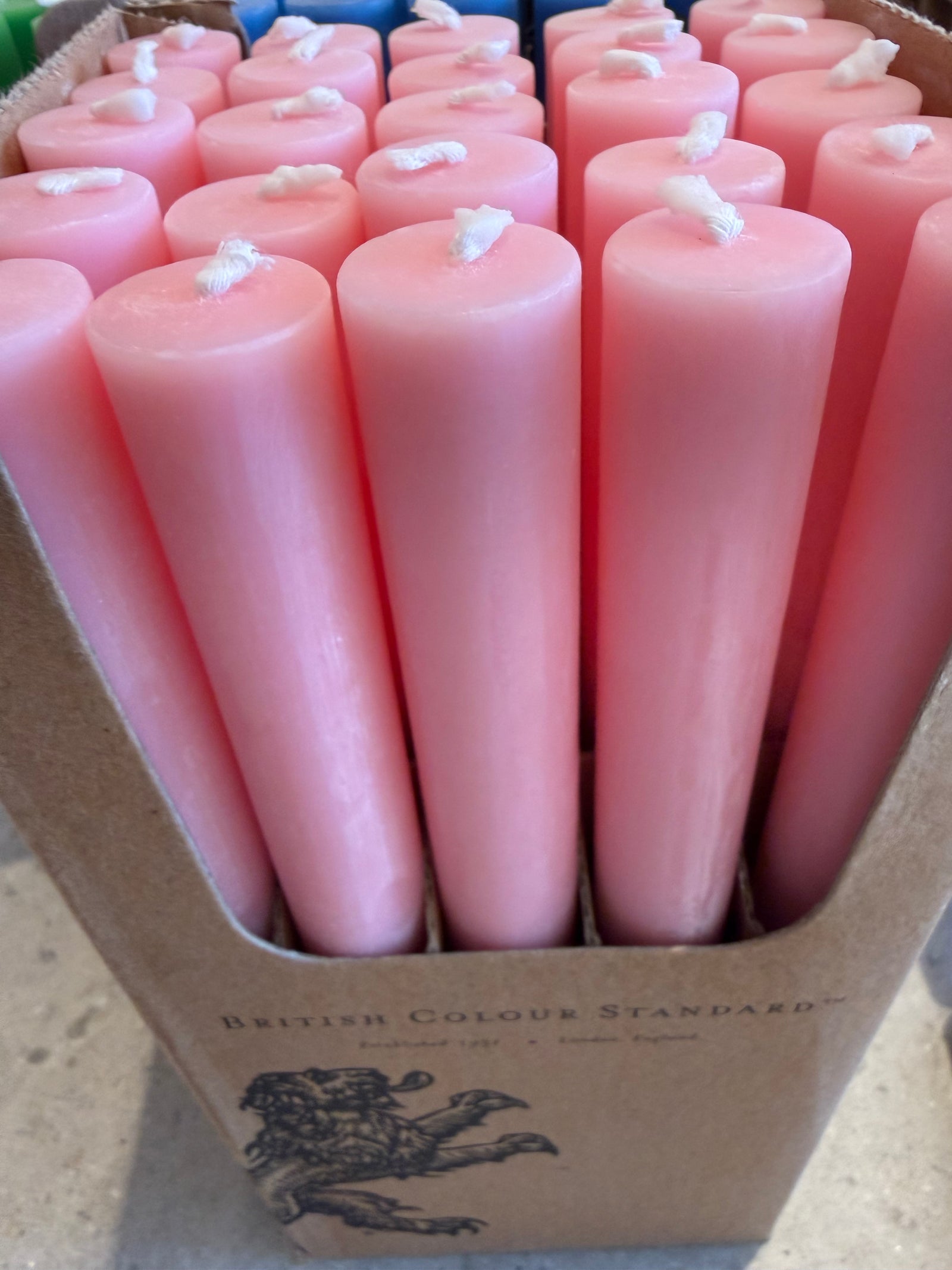 Bristish Colour Taper Candles