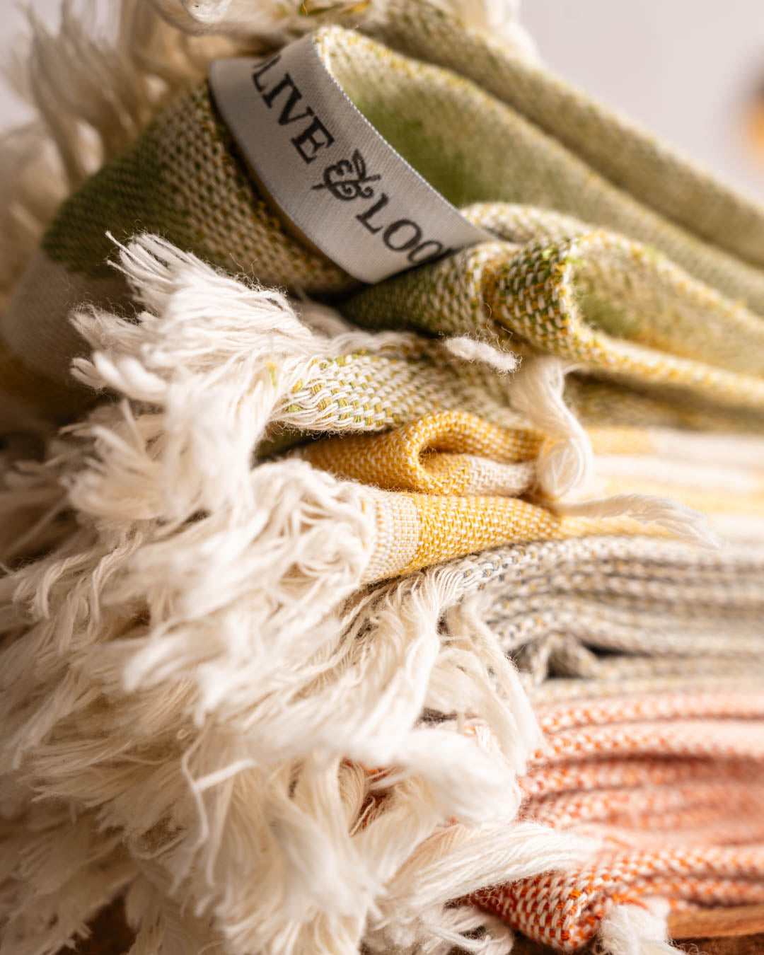 Pasta Hand-Stitched Tea Towel Set