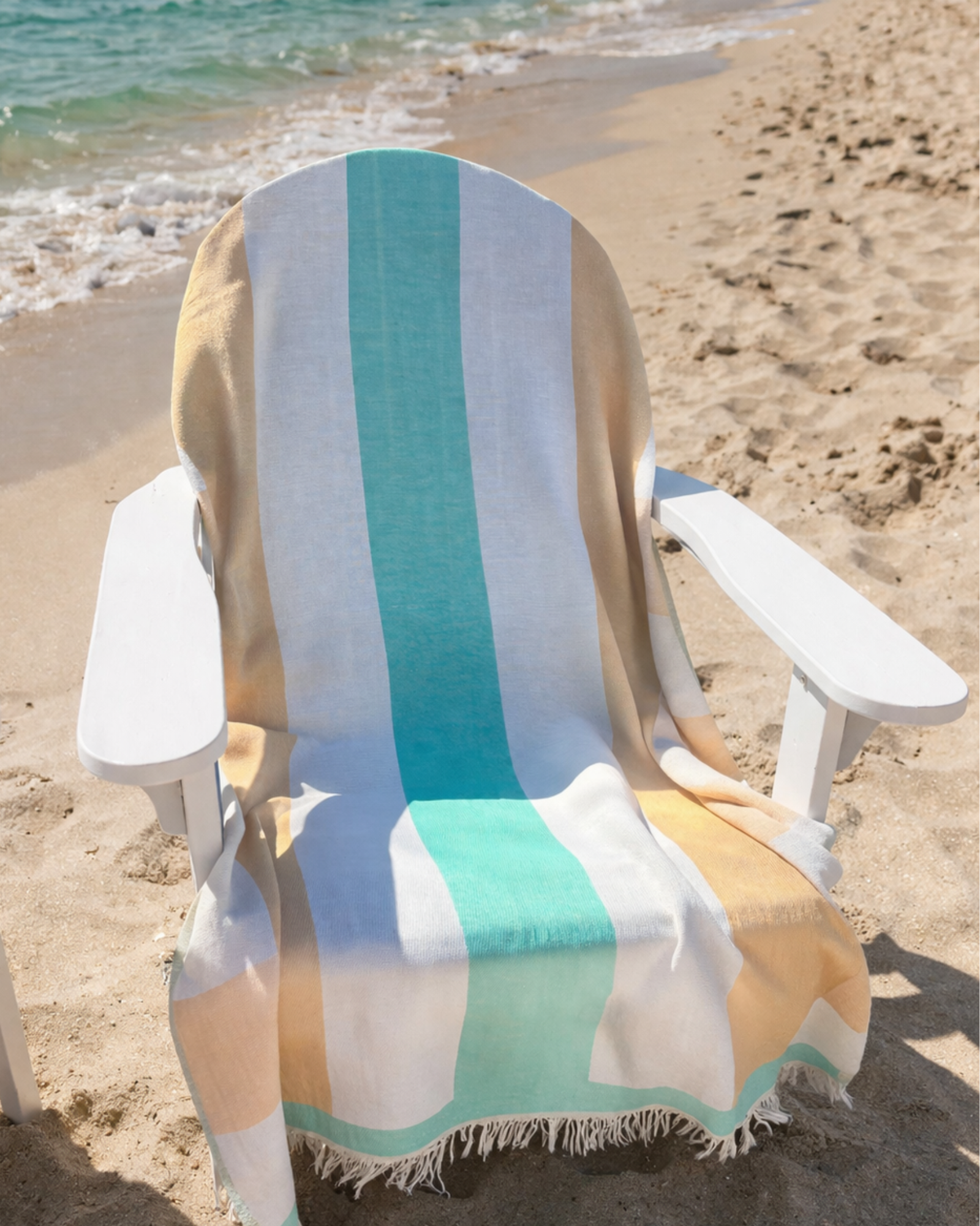 Dockside Dual Stripe Beach Towel