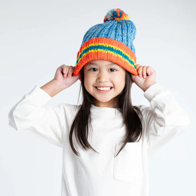 Kids Varsity Pom Beanie