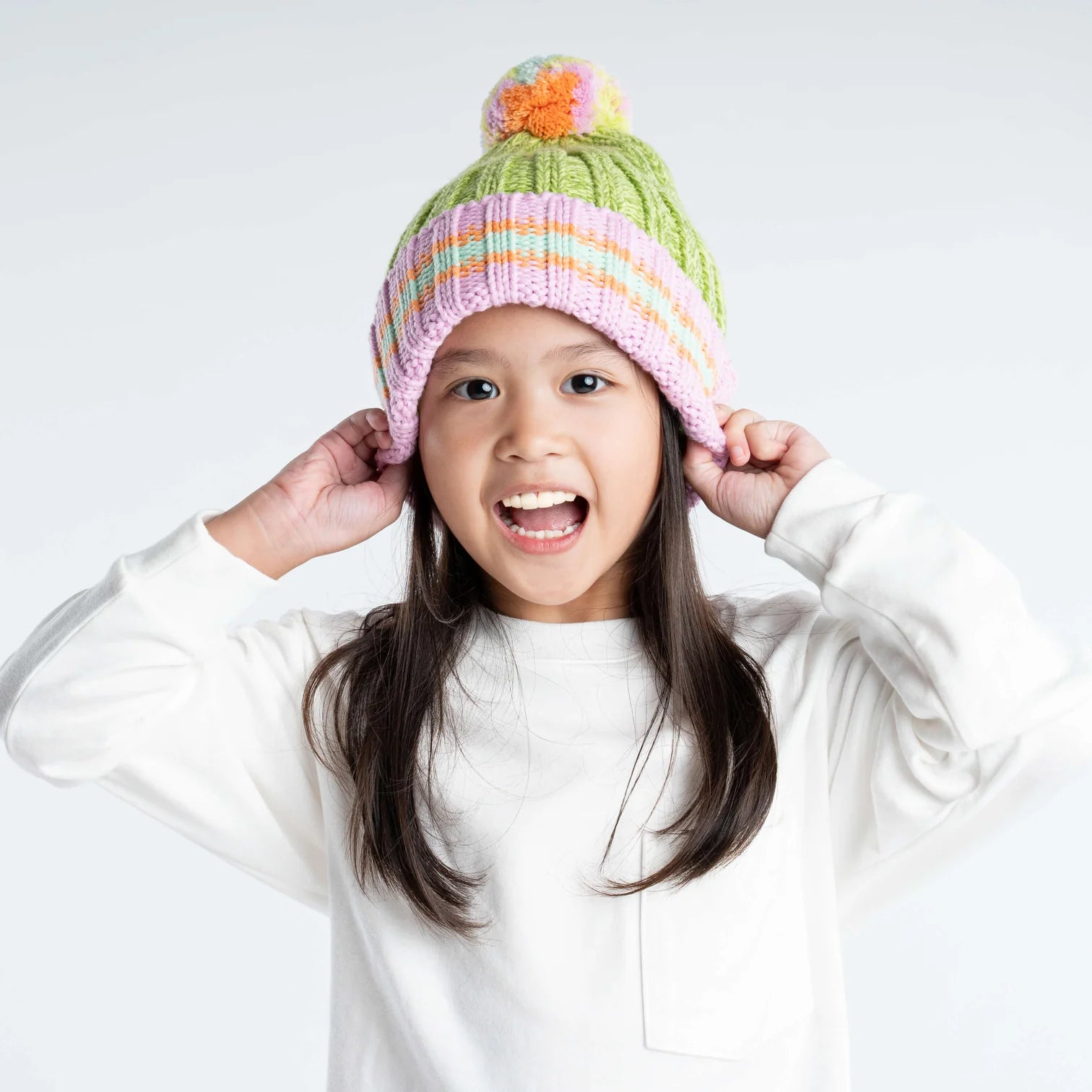 Kids Varsity Pom Beanie