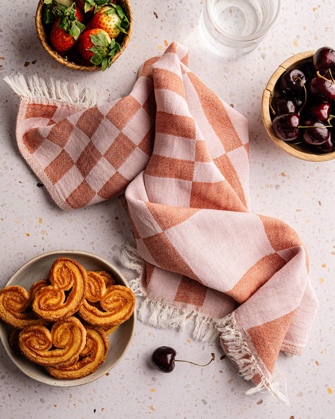 Blocks Geometric Kitchen Towel