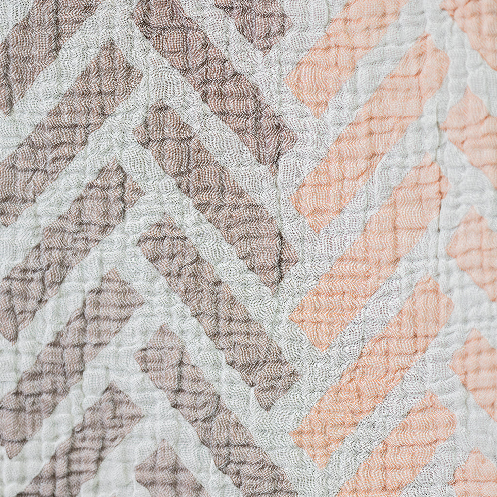 Chevron Muslin Throw Blanket