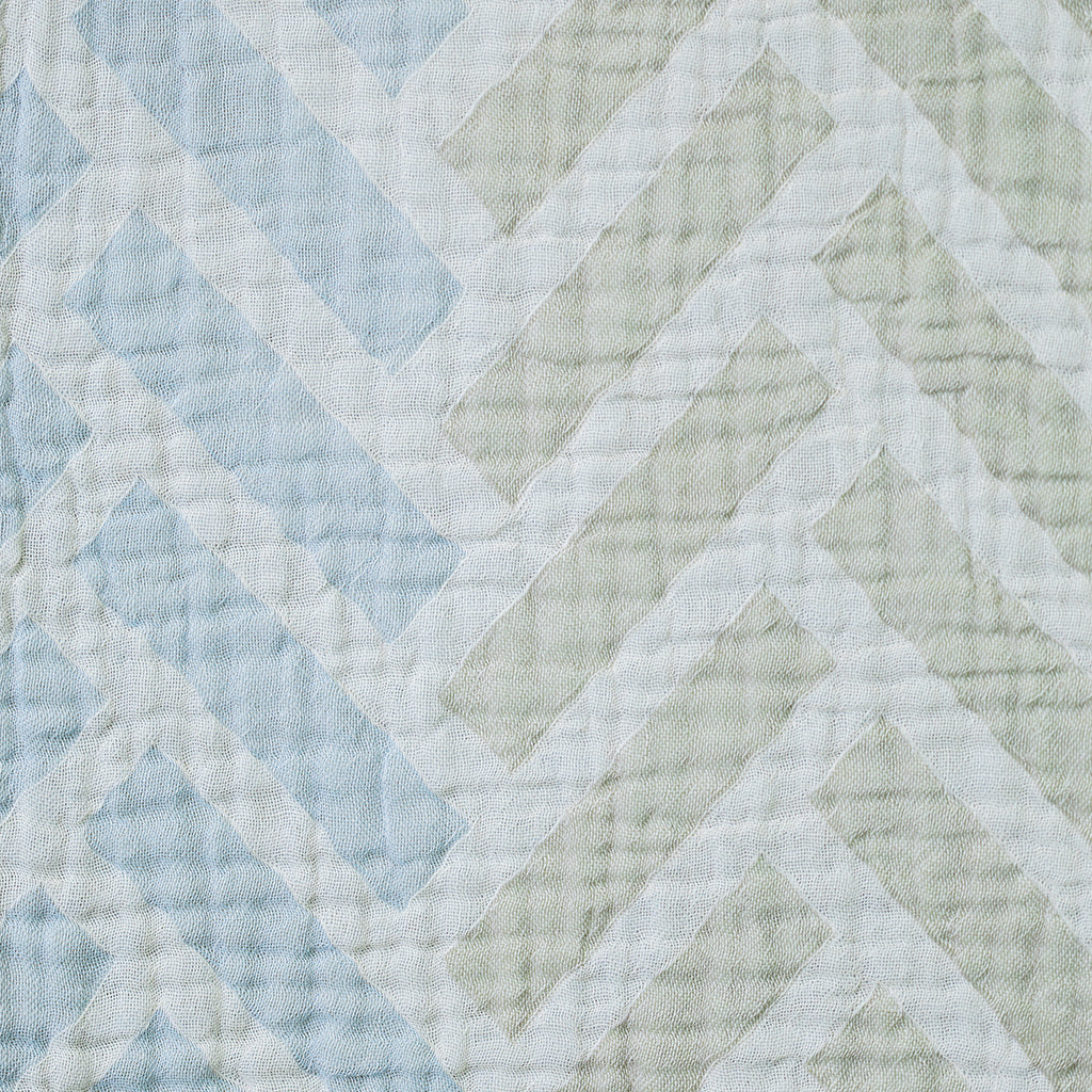Chevron Muslin Throw Blanket