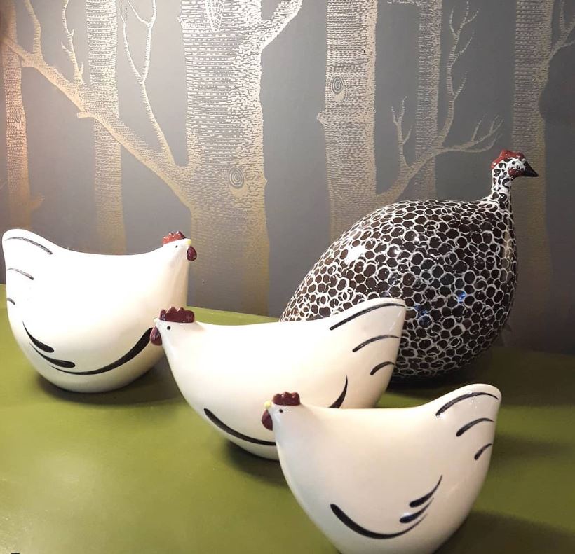 Ceramic Chickens