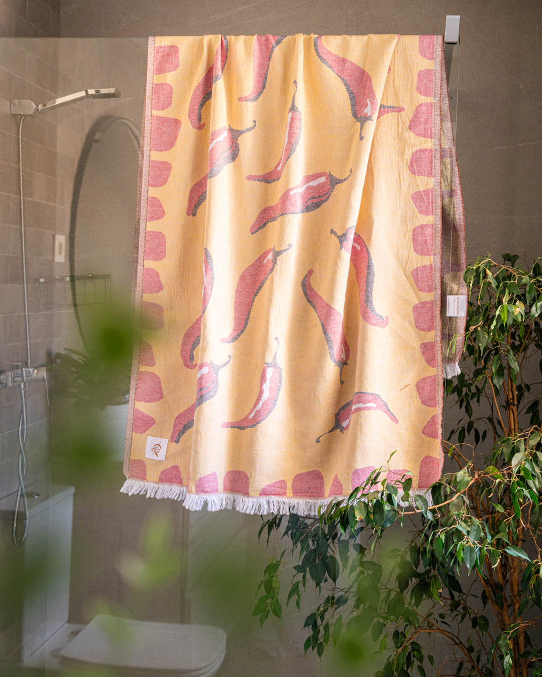 Chili Pepper Beach Towel