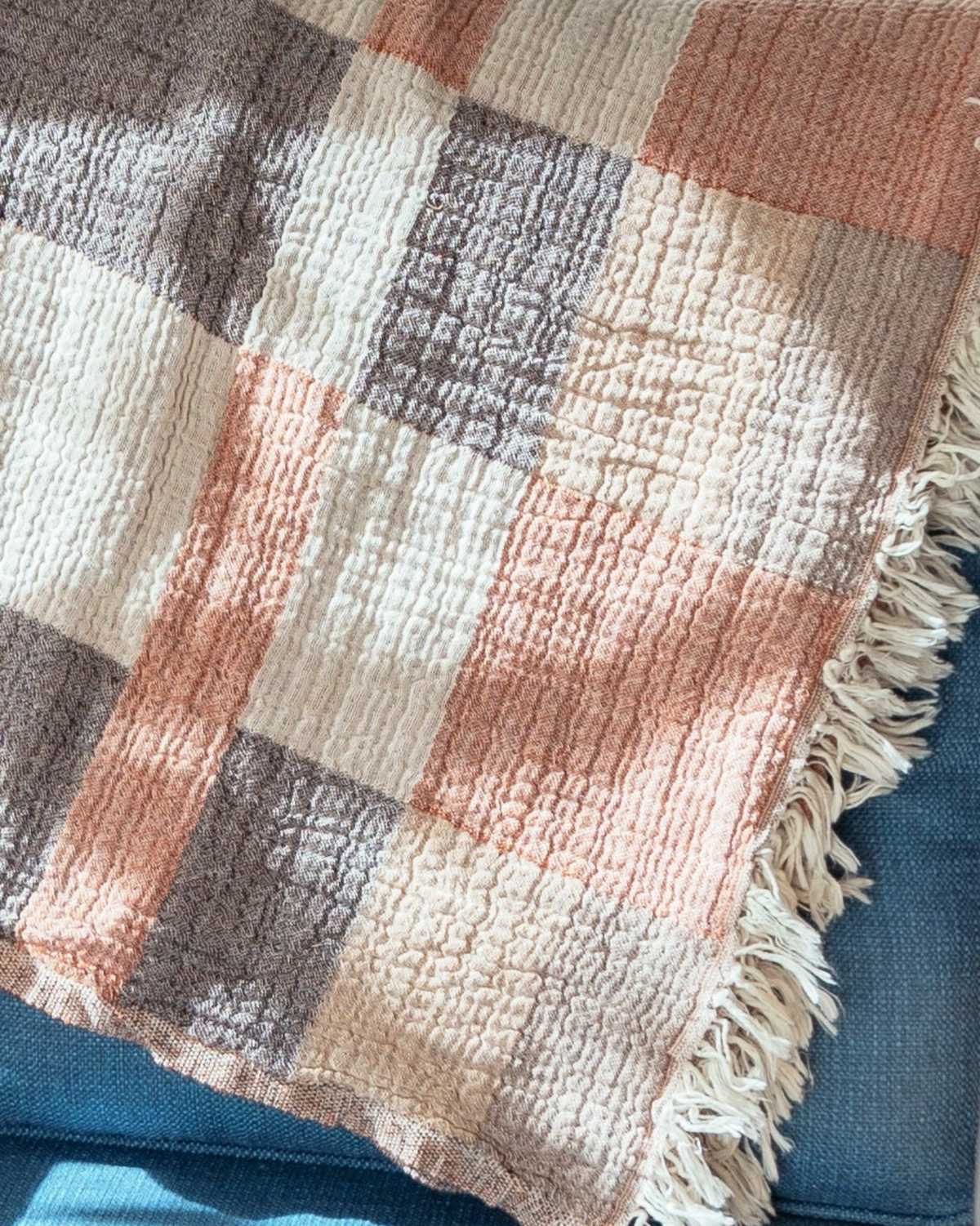 Bodrum Breeze Cotton Throw