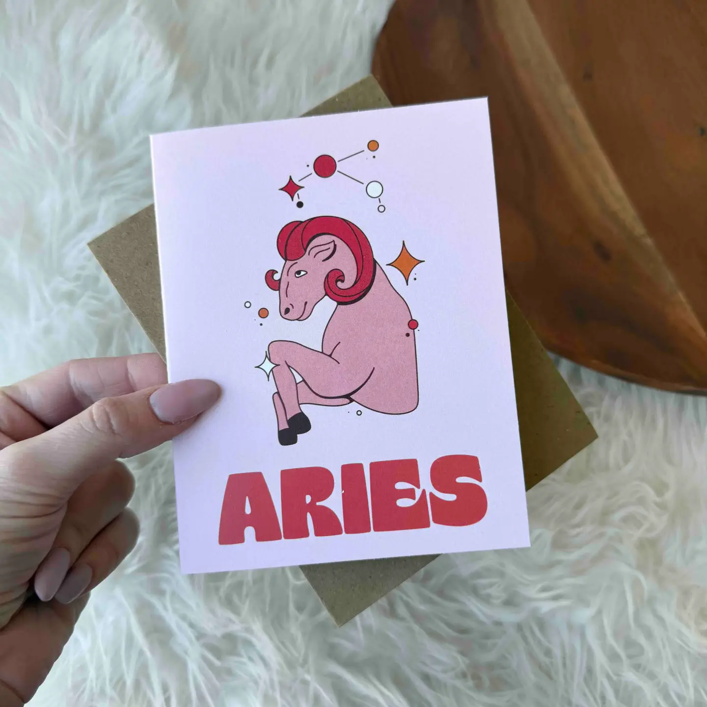 Aries Zodiac Greeting Card