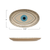 Hand-Painted Stoneware Platter with Evil Eye