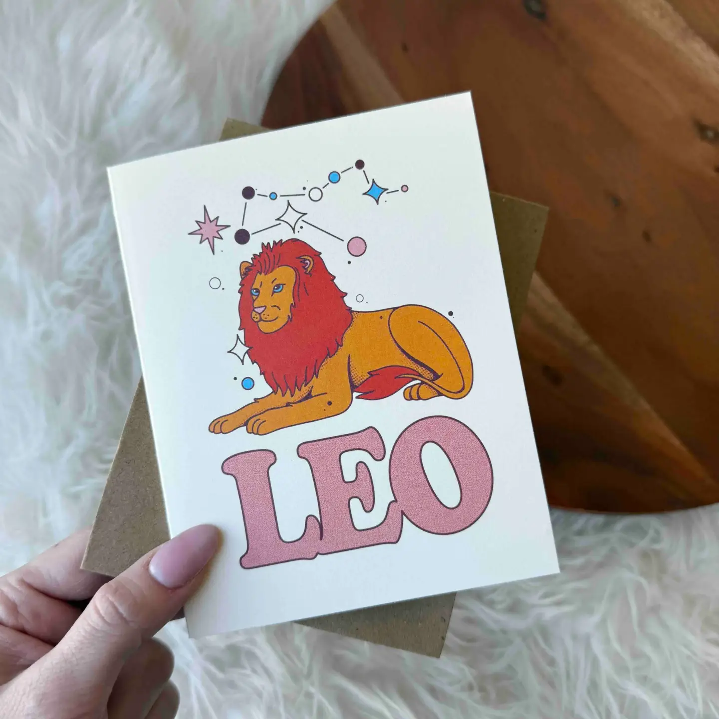 Leo Zodiac Greeting Card
