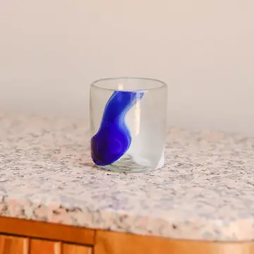 Hand Blown Wine or Cocktail Glass Tumbler