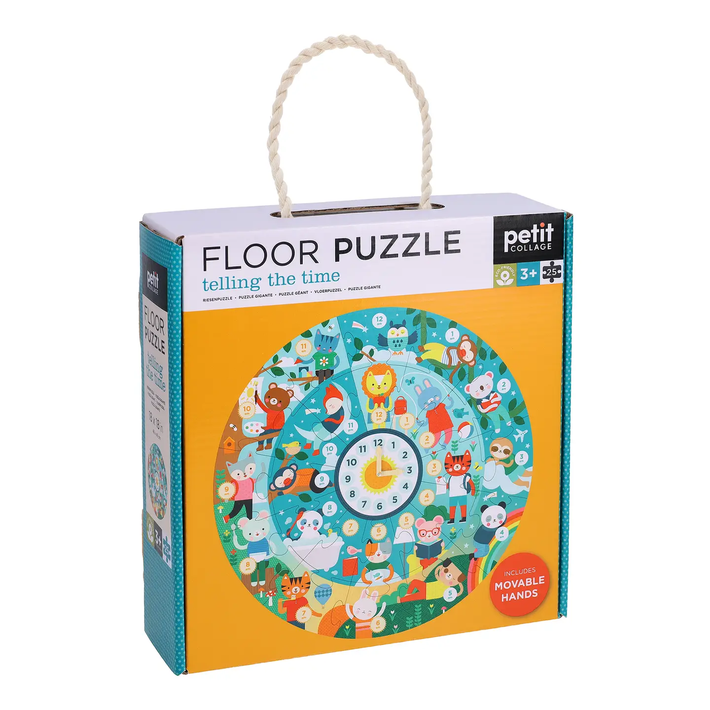 Floor Puzzle - Telling Time