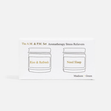 "A.M. & P.M" Set of Two Aromatherapy Inhalers