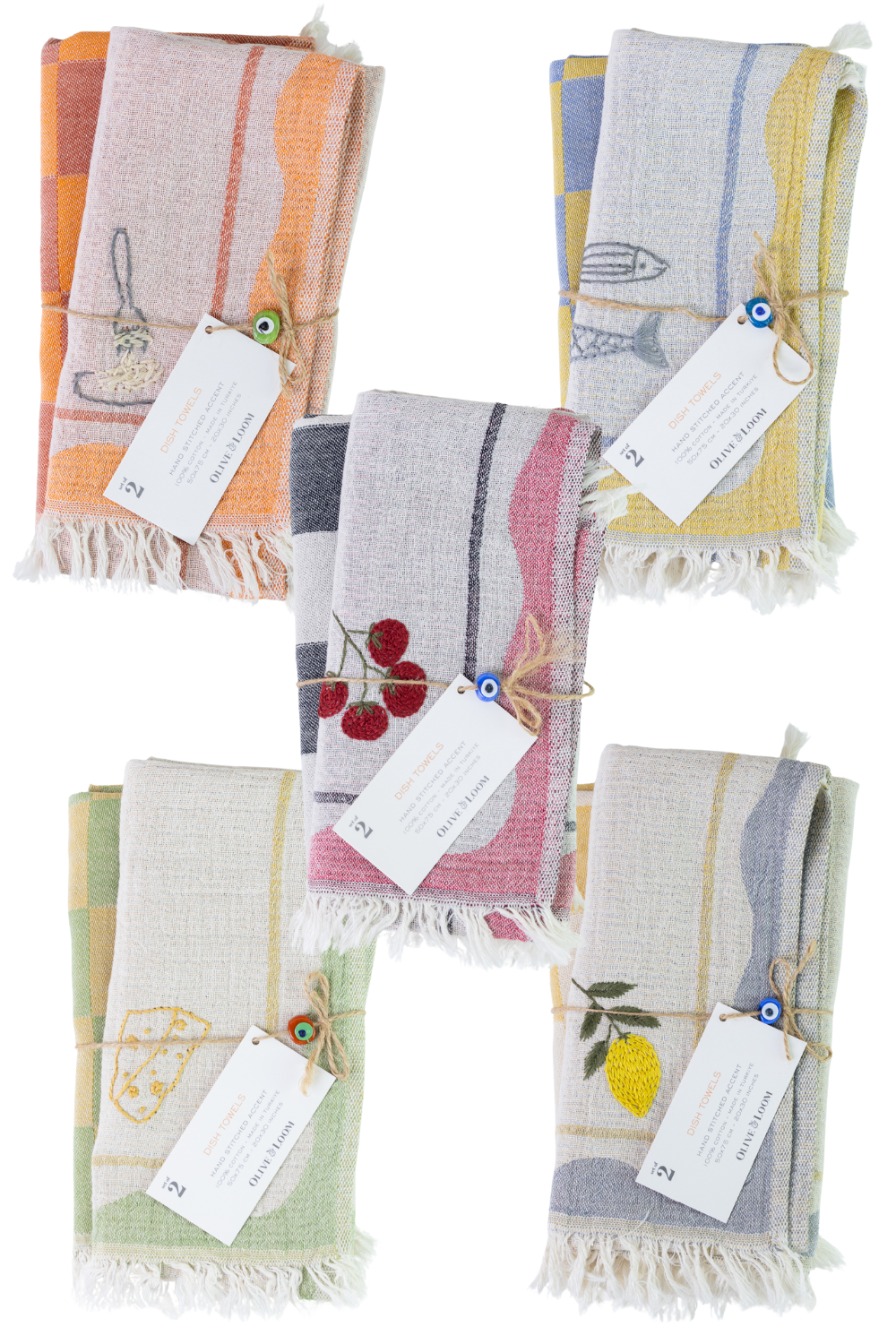 Mediterranean Kitchen Towel Sets
