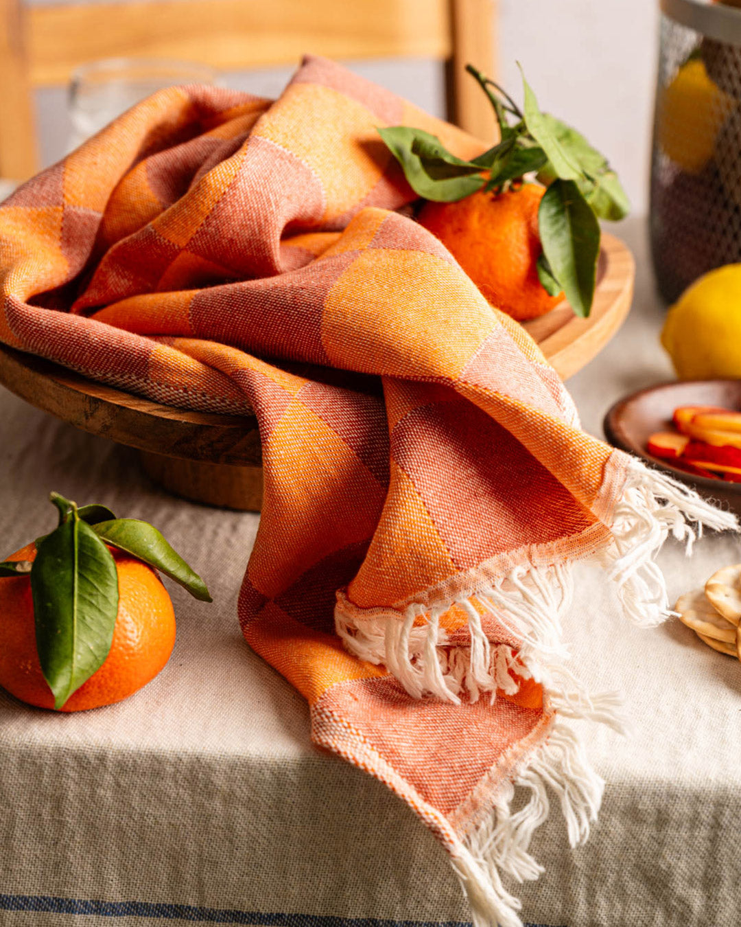 Pasta Hand-Stitched Towel Set