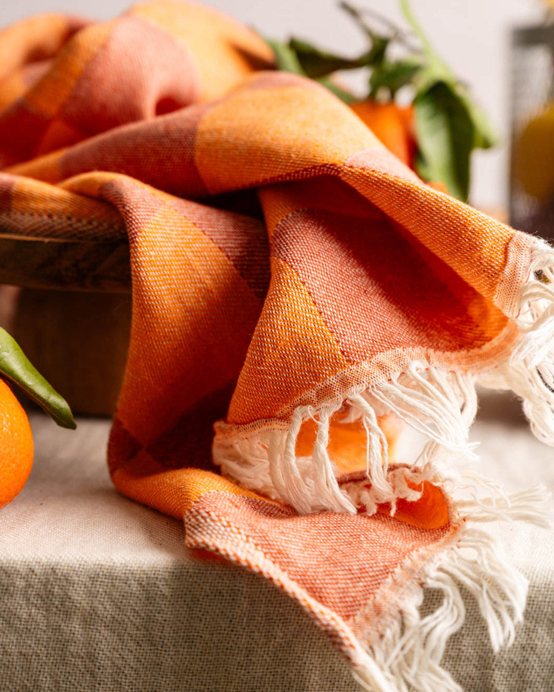 Pasta Hand-Stitched Towel Set