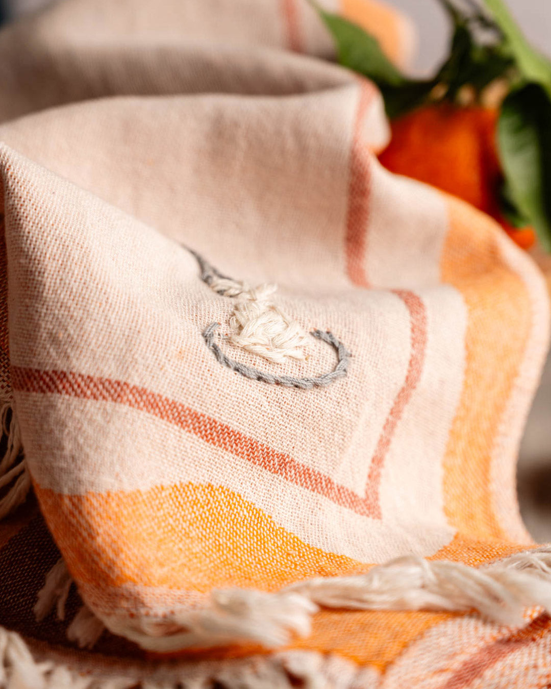 Pasta Hand-Stitched Towel Set
