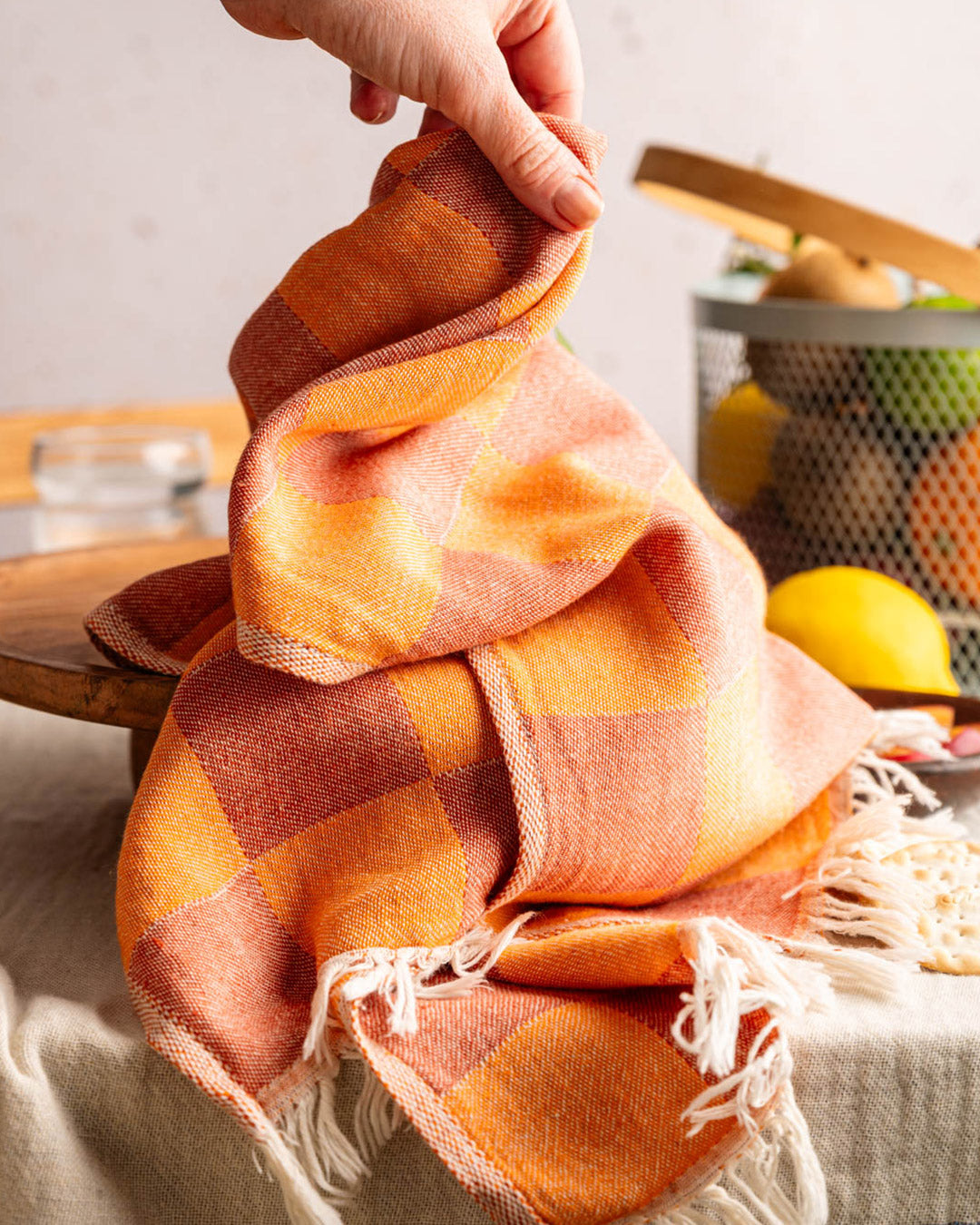 Pasta Hand-Stitched Towel Set