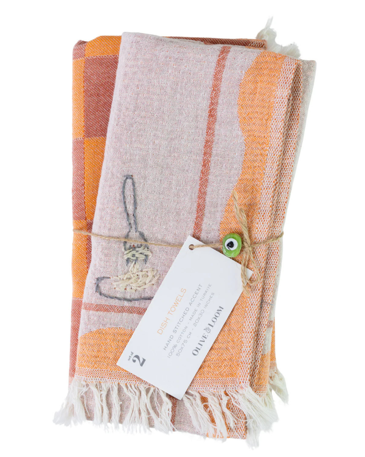 Pasta Hand-Stitched Towel Set