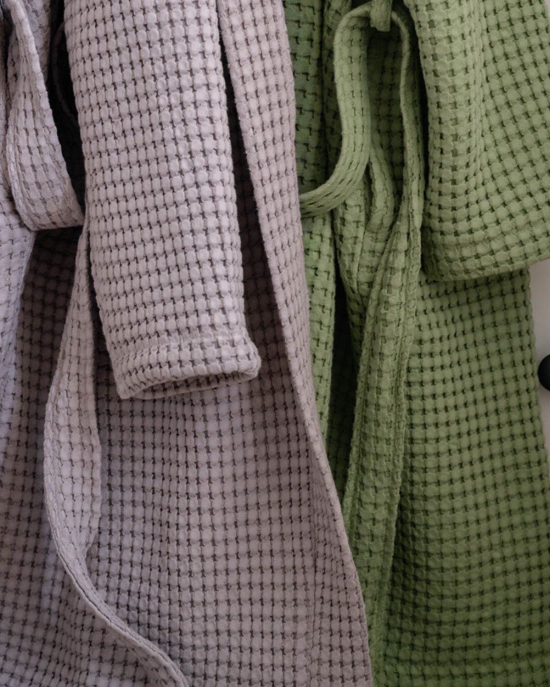 Sage & Lilac Waffle Robe Set