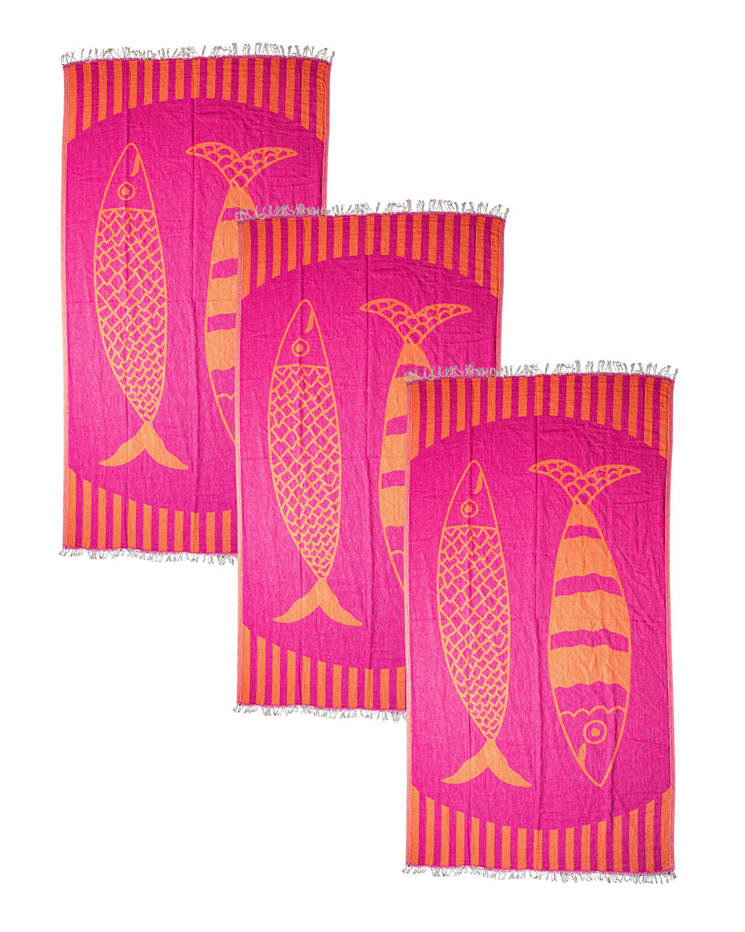 Sardine Beach Towel Set of 3