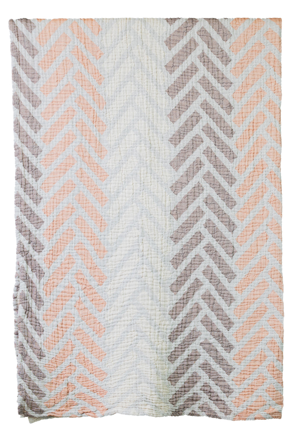 Chevron Muslin Throw Blanket