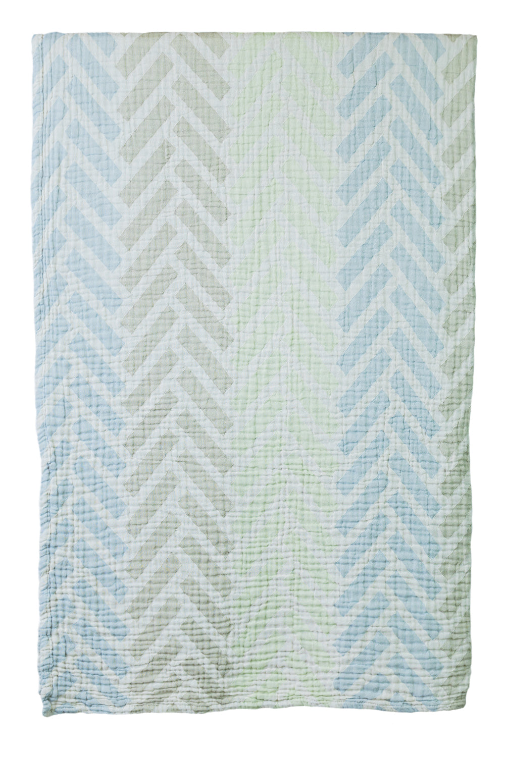 Chevron Muslin Throw Blanket