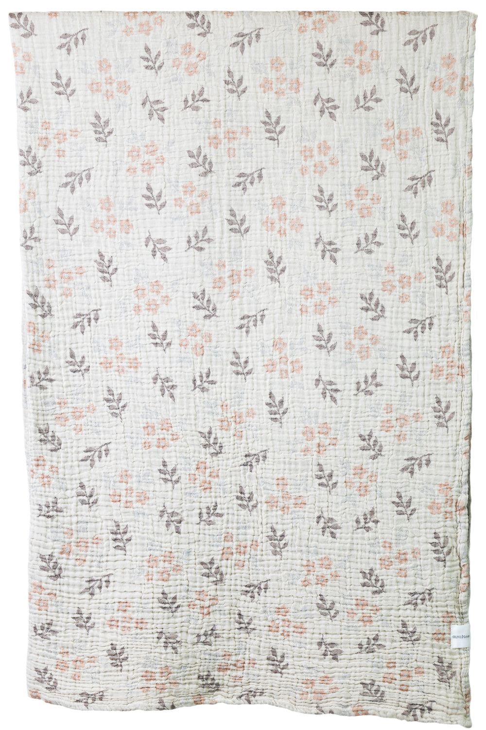 Floral Muslin Throw Blanket