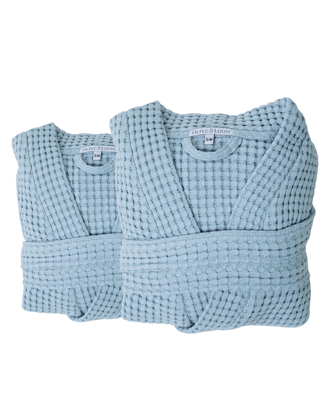 Turkish Cotton Waffle Robe Duo