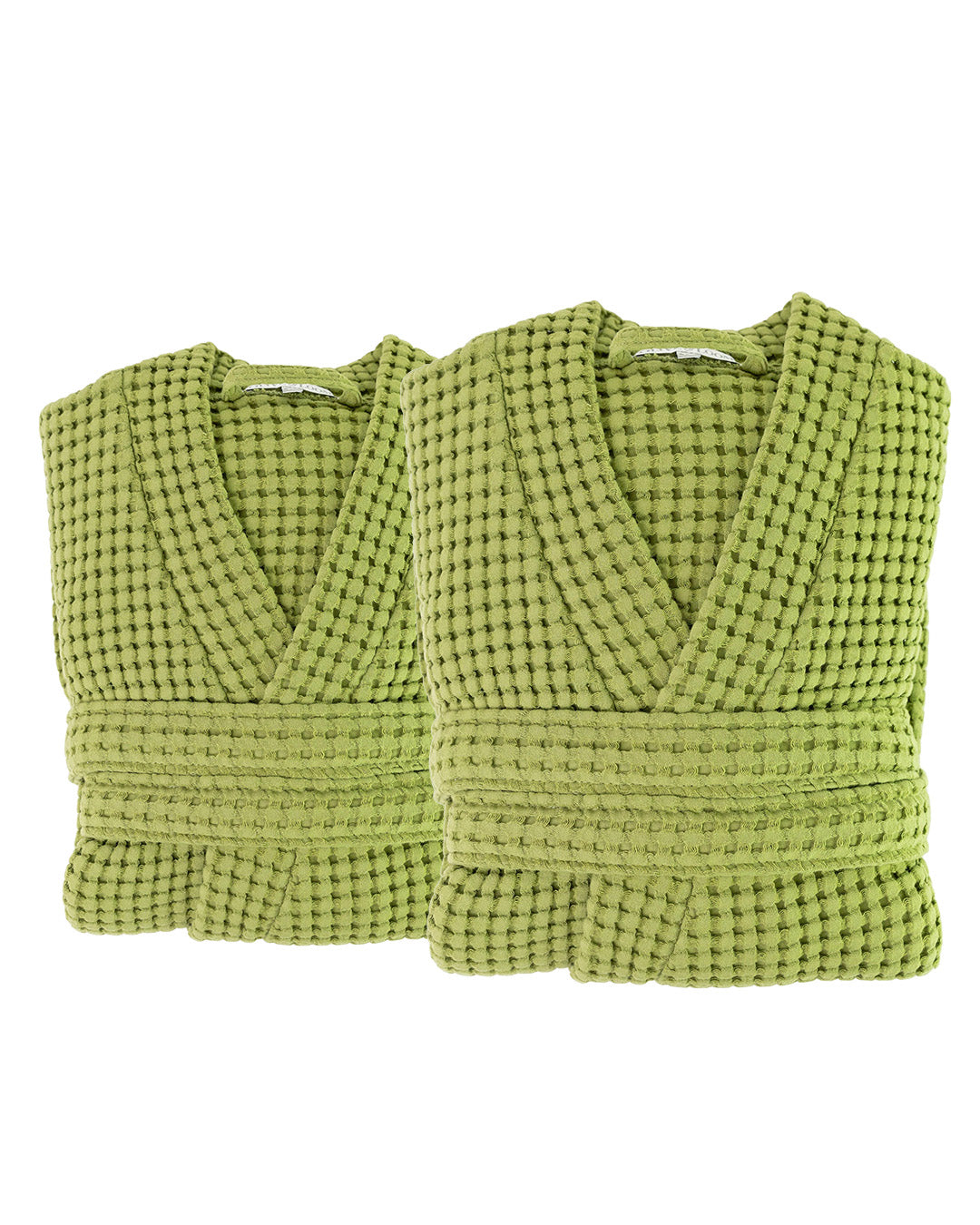 Turkish Cotton Waffle Robe Duo