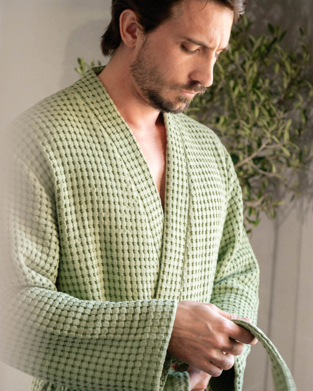 Turkish Cotton Waffle Robe