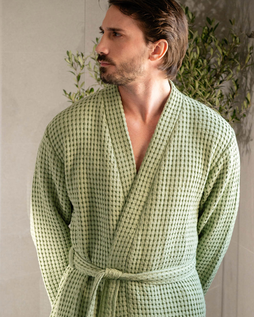 Turkish Cotton Waffle Robe