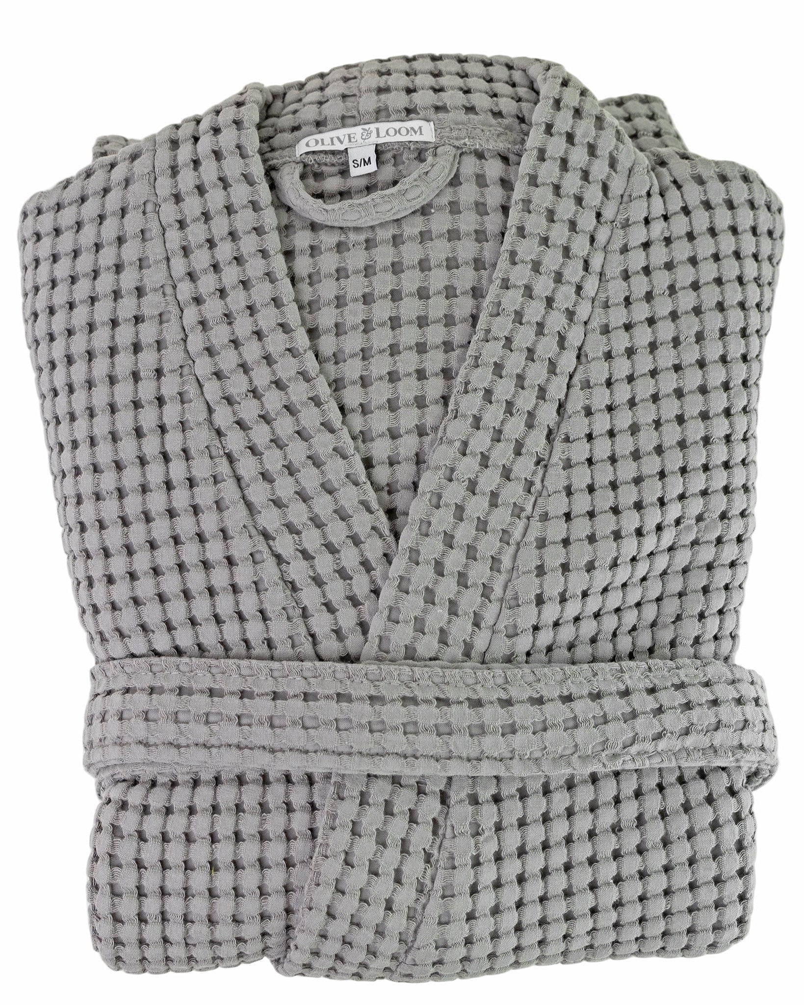 Turkish Cotton Waffle Robe - Olive & Loom Turkish Cotton Waffle Robe - Olive & Loom