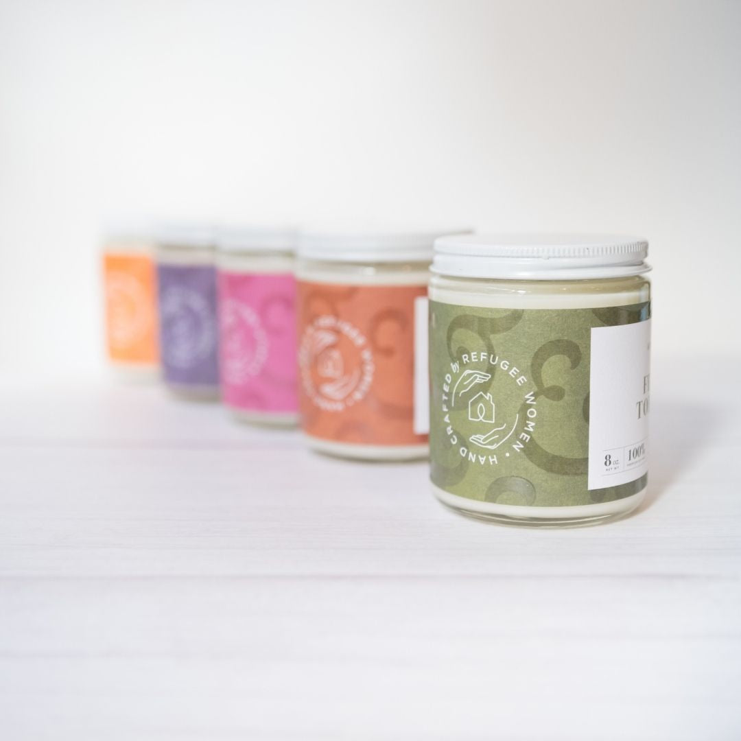 Lavender Cedar Leaf Jar Candle