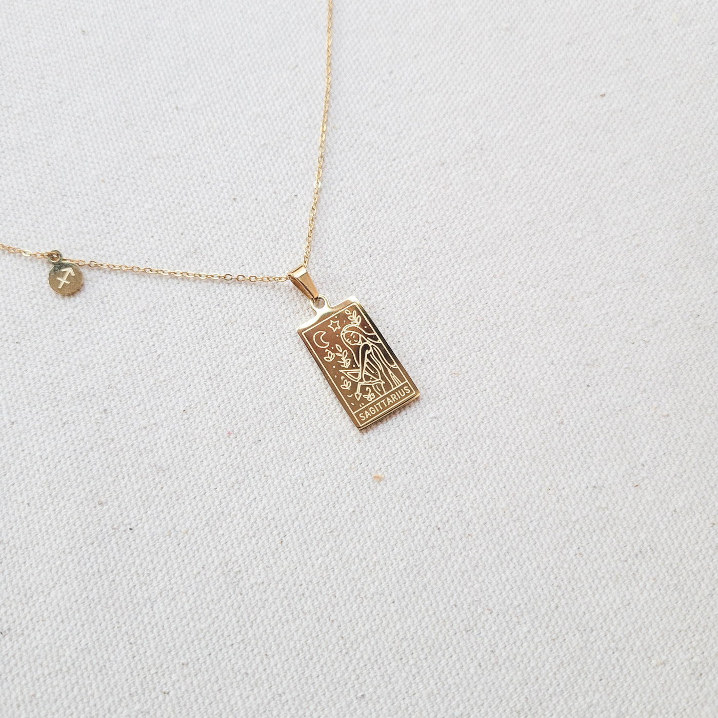 Square Zodiac Necklaces