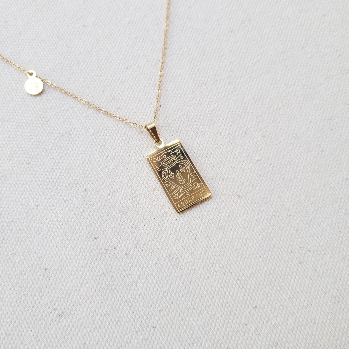Square Zodiac Necklaces