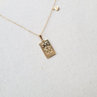 Square Zodiac Necklaces