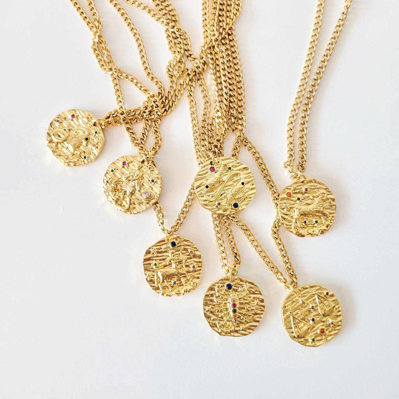 Gem Zodiac Necklaces