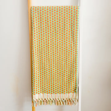 Marseille Dotted Towel - Orange Mojito