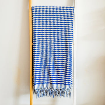 Marseille Dotted Towel - Blue